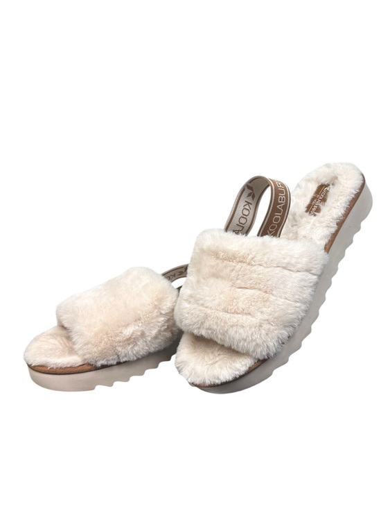 Koolaburra Shoes - Koolaburra by UGG Fuzz'n ll Plush Faux-Fur Slide Slipper Sandals Size 9